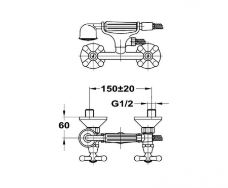 Смеситель для душа Mofem Treff 143-0006-00