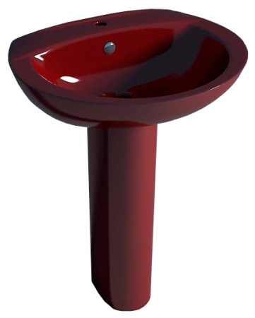 Раковина Arcus Тюльпан 6002 purpur бордовый