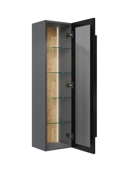 Пенал подвесной 35 см Jorno Notte Not.04.120/P/A/JR черный