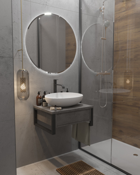 Тумба под раковину 1Marka  Grunge Loft 60П Ц0000001581