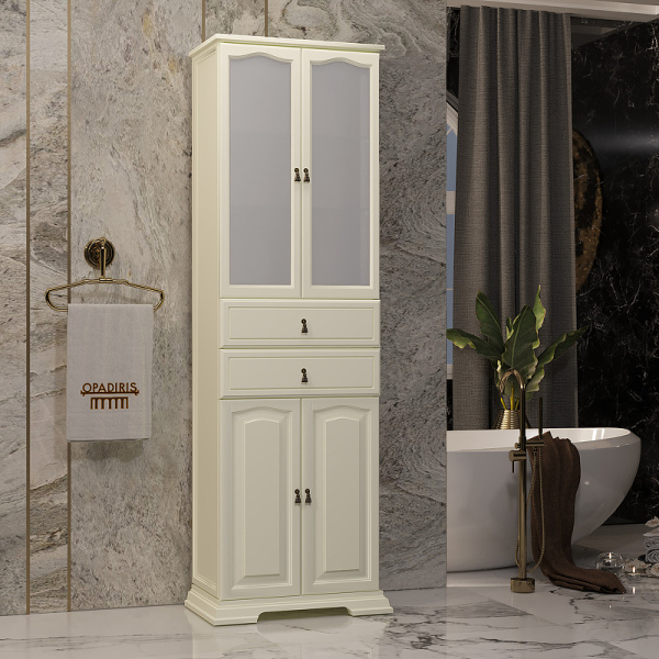 Пенал Opadiris Риспекто 60, цвет слоновая кость, 00-00005842