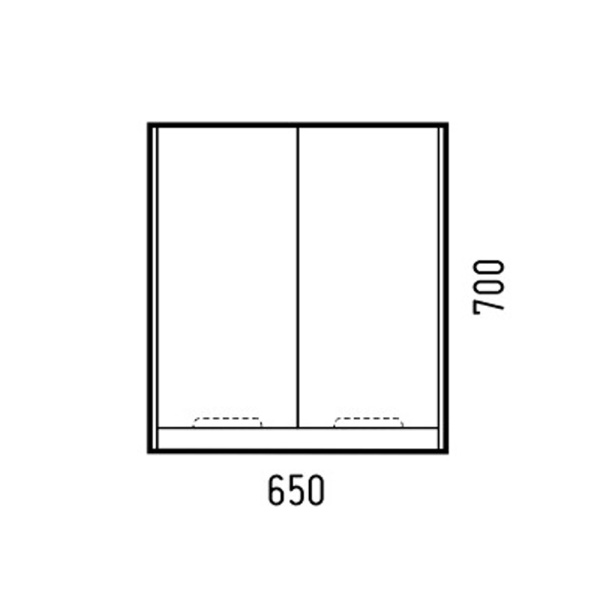 Шкаф подвесной (65х70) Corozo Огайо 40 SP-00000560
