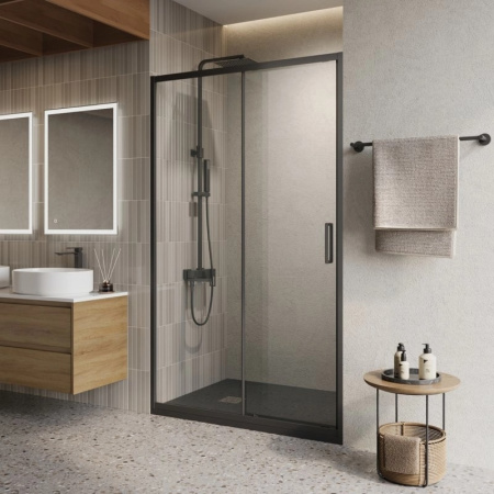Душевая дверь BelBagno Luce LUCE-BF-1-120-C-NERO