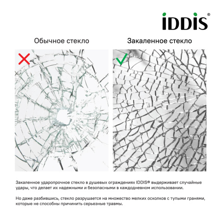 Душевая перегородка IDDIS 120x195 (SLI8GS2i23)