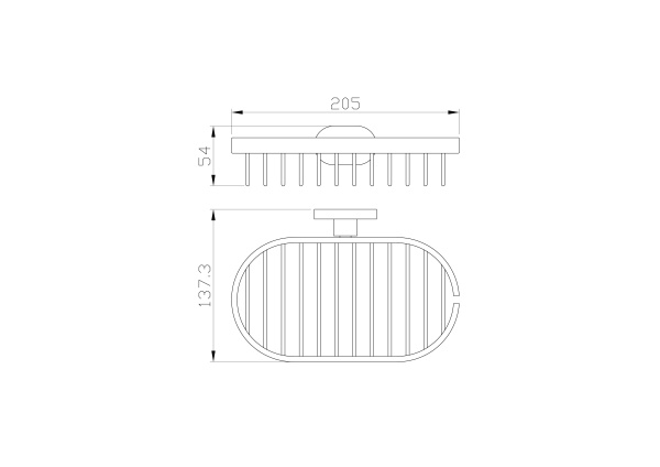 Мыльница с держателем WONZON & WOGHAND FIRST, глянцевое золото WW-8424-LG