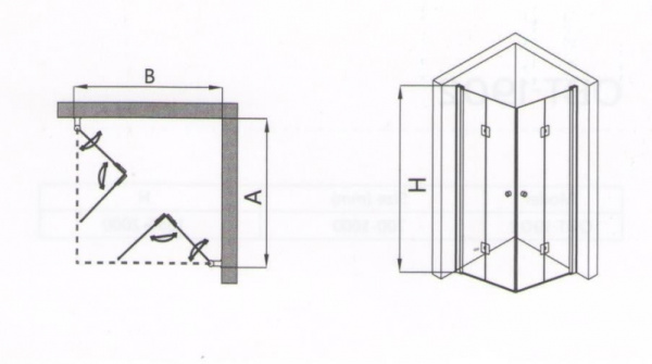 Душевой уголок RGW LE-36 06123600-11