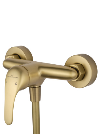 Смеситель для душа WONZON & WOGHAND, брашированное золото WW-4540-BG