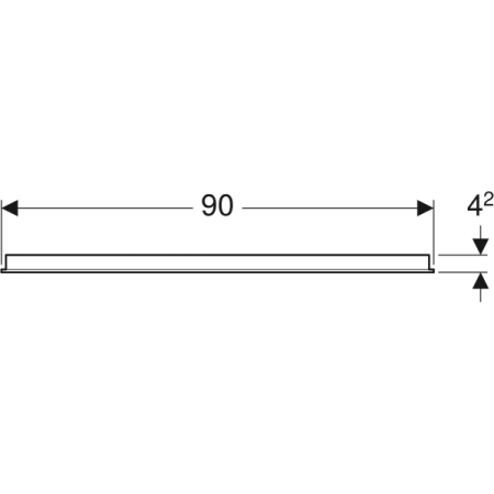 Зеркало с подсветкой GEBERIT Option Basic 500.589.00.1