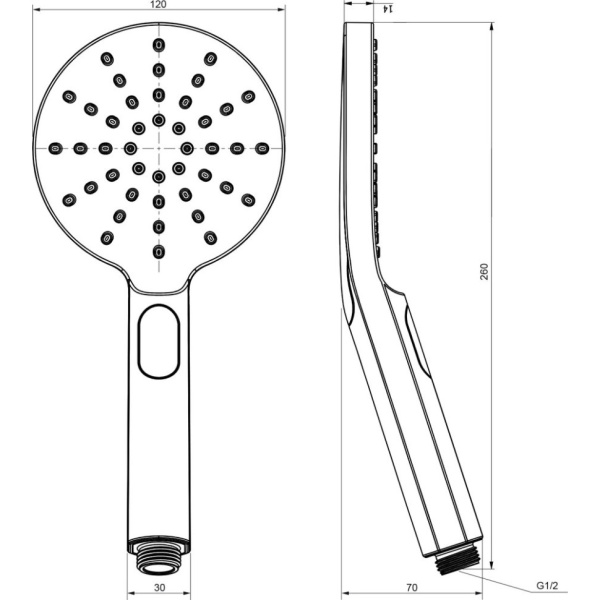 Ручной душ Ravak Tuman 956.00 X07P233 Ручной душ Ravak Tuman 956.00 X07P233