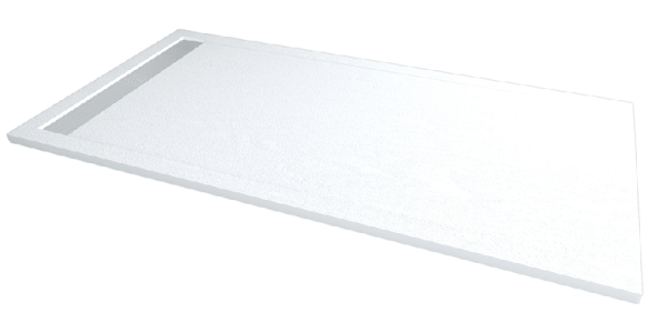 Душевой поддон 80*120*2,5 RGW STM-128W Белый Прямоугол//Каменный/ решетка хром