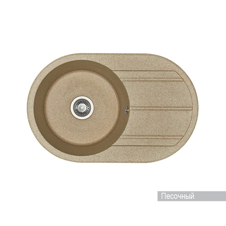Кухонная мойка Aquaton Амира 1A712932AI220 песочный