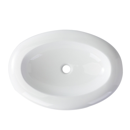 Раковина накладная (63,5х45,5) Orange  B08-640W белый глянец