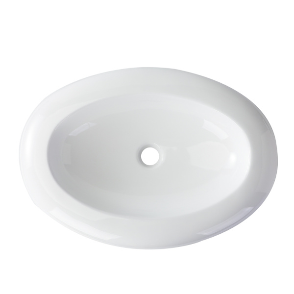 Раковина накладная (63,5х45,5) Orange  B08-640W белый глянец