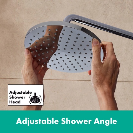 Верхний душ Hansgrohe Vernis Blend 200 1jet EcoSmart 26277000, хром