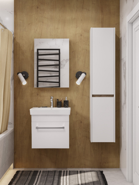 Тумба с раковиной Aquaton Поль 45 1A2637K0PF010