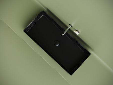 Раковина накладная (80,1х36) Ceramica Nova Element CN6072MB