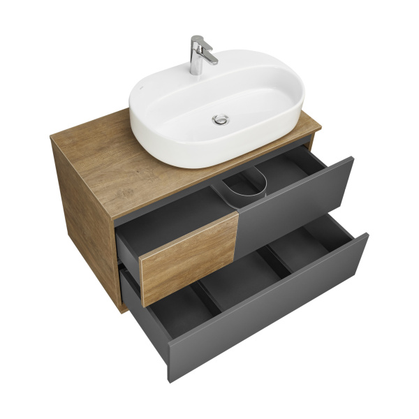 Тумба с раковиной Aquaton Терра 85 1A2472K4TEKA0