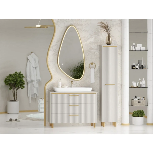 Тумба под раковину 100 см Brevita Elche ELC-0100-0302Я (без раковины)