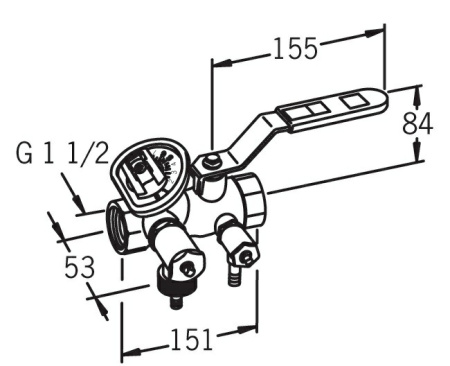 Магистральный регулирующий клапан Oras 410040