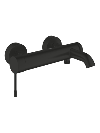 Смеситель для ванны однорычажный Grohe Essence New 33624 2431 (336242431) черный матовый