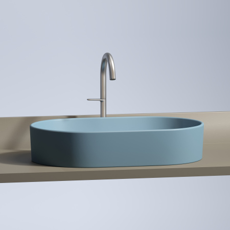 Раковина накладная (60,8х38,5) Ceramica Nova ELEMENT CN6048ML