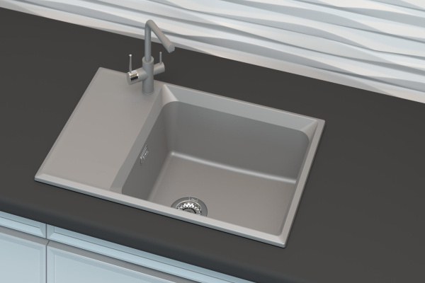 Мойка кухонная Point Этна 78 серый