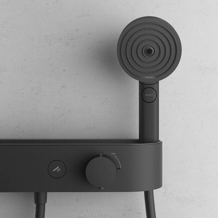 Термостат для душа Hansgrohe ShowerTablet Select 24360670 черный матовый