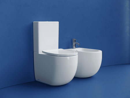 Напольный пристенный унитаз Ceramica Nova Metropol Tornado CN4001T