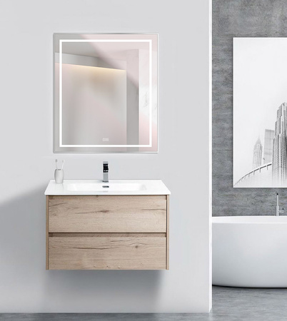 Зеркало (70х80) BelBagno Kraft SPC-KRAFT-700-800-LED-TCH-WARM с подсветкой