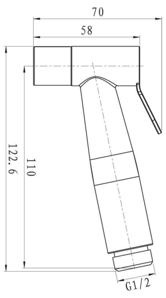 Гигиенический душ BelBagno BB-BFS1-IN