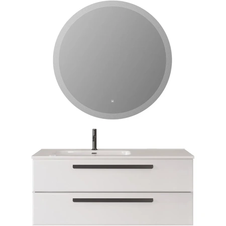 Тумба под раковину Cezares ECO-CER-N-1200-2C-SO-BL-L Bianco Lucido без ручек