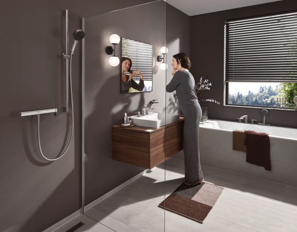 Смеситель на борт ванны 4 отвесртия Hansgrohe Vivenis 75444000 хром