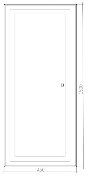 Зеркало (45х150) Silver Mirrors  Лира ФР-00002159