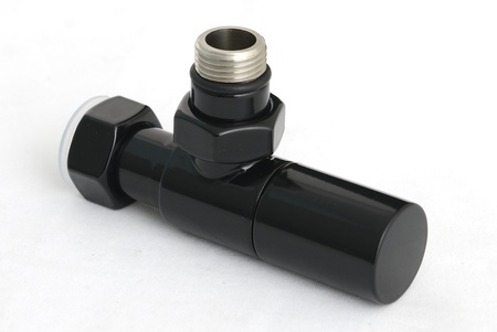Вентиль Сунержа угловой цилиндр (G 1/2" НР х G 3/4" НГ) 9005-1400-1234 черный