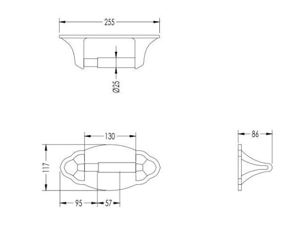 Бумагодержатель Devon&Devon Emily MIL507E