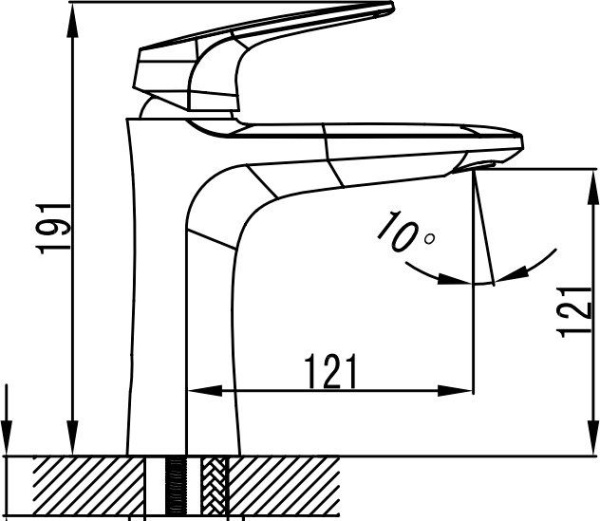 Смеситель для раковины KAISER Leon (18111)