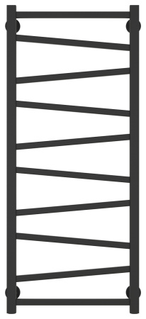 Полотенцесушитель Водяной Сунержа Сирокко (100х40) Темный Титан Муар 15-0253-1040