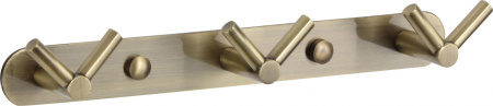 Планка с крючками 3 крючка Savol S-007223C