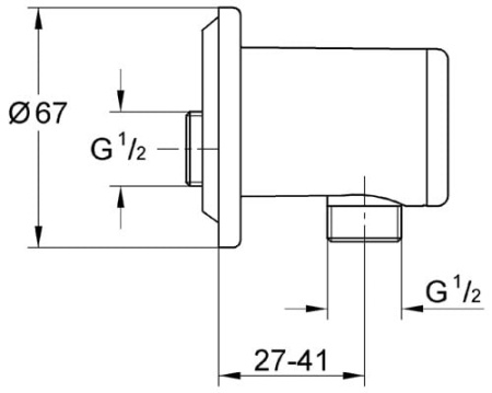 Подключение GROHE Relexa 28636 000 (28636000)