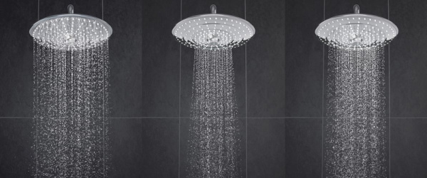 Верхний душ Grohe Euphoria 260 SmartControl с душевым кронштейном 380 мм, 26459 000 (26459000)