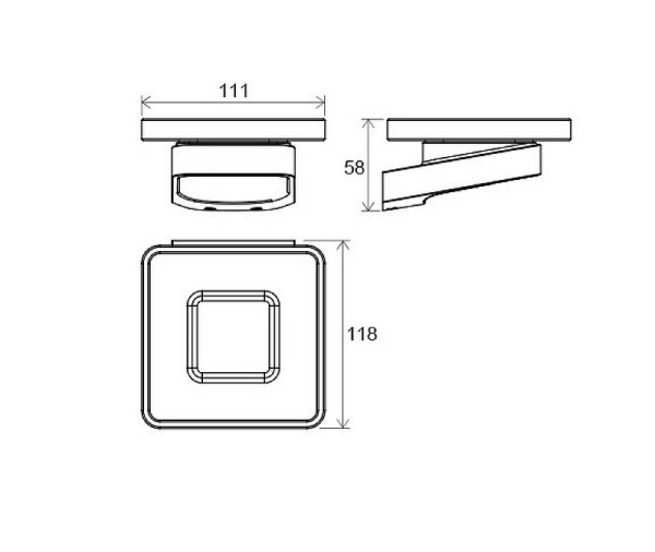 Мыльница Ravak X07P556