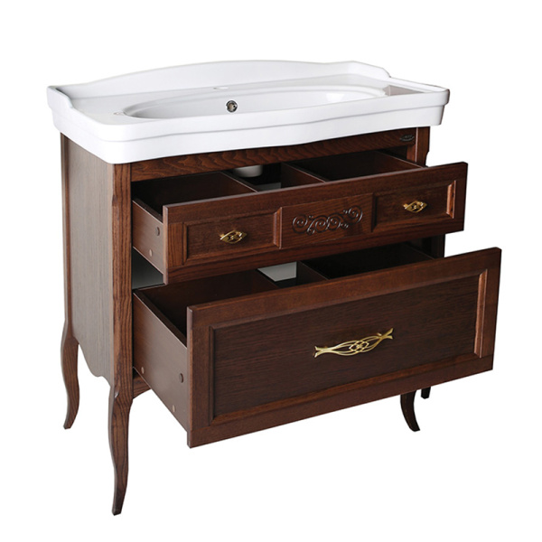 Тумба под раковину ASB-Woodline   Модерн 85 11247 (коричневый)