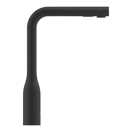 Смеситель для кухни с  выдвижным изливом Essence New Grohe 30504 KF0 (30504KF0) фантомный черный 