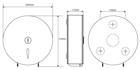 Диспенсер для туалетной бумаги Bemeta Hotel 148112051