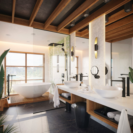 Мыльница Hansgrohe AddStoris 41746670 черный матовый
