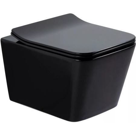 Подвесной унитаз безободковый Gid Tr2144BL