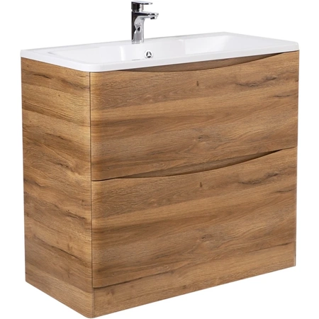 База под раковину BelBagno ACQUA-900-2C-PIA-RR Rovere Rustico