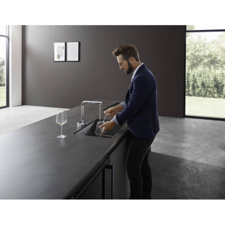 Смеситель для кухни Hansgrohe Aquno Select M81 73836800, хром