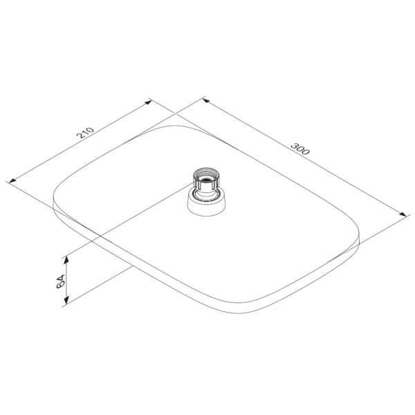Верхний душ Damixa Gala 953050300