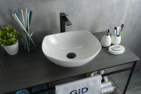 Раковина накладная (41,5х38) Gid N9412